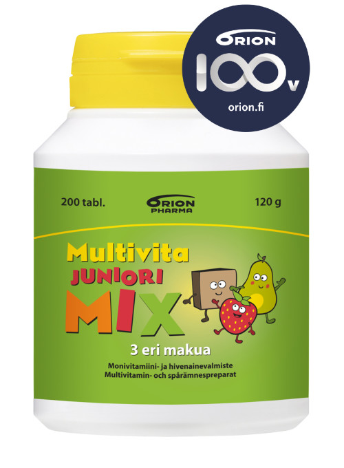 Multivita juniori Mix 200 tabl. 18€ (21,18€)