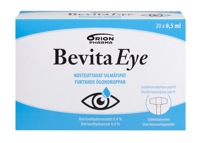 Bevita Eye silmätipat 20x0,5ml 9,95€ (13,27)