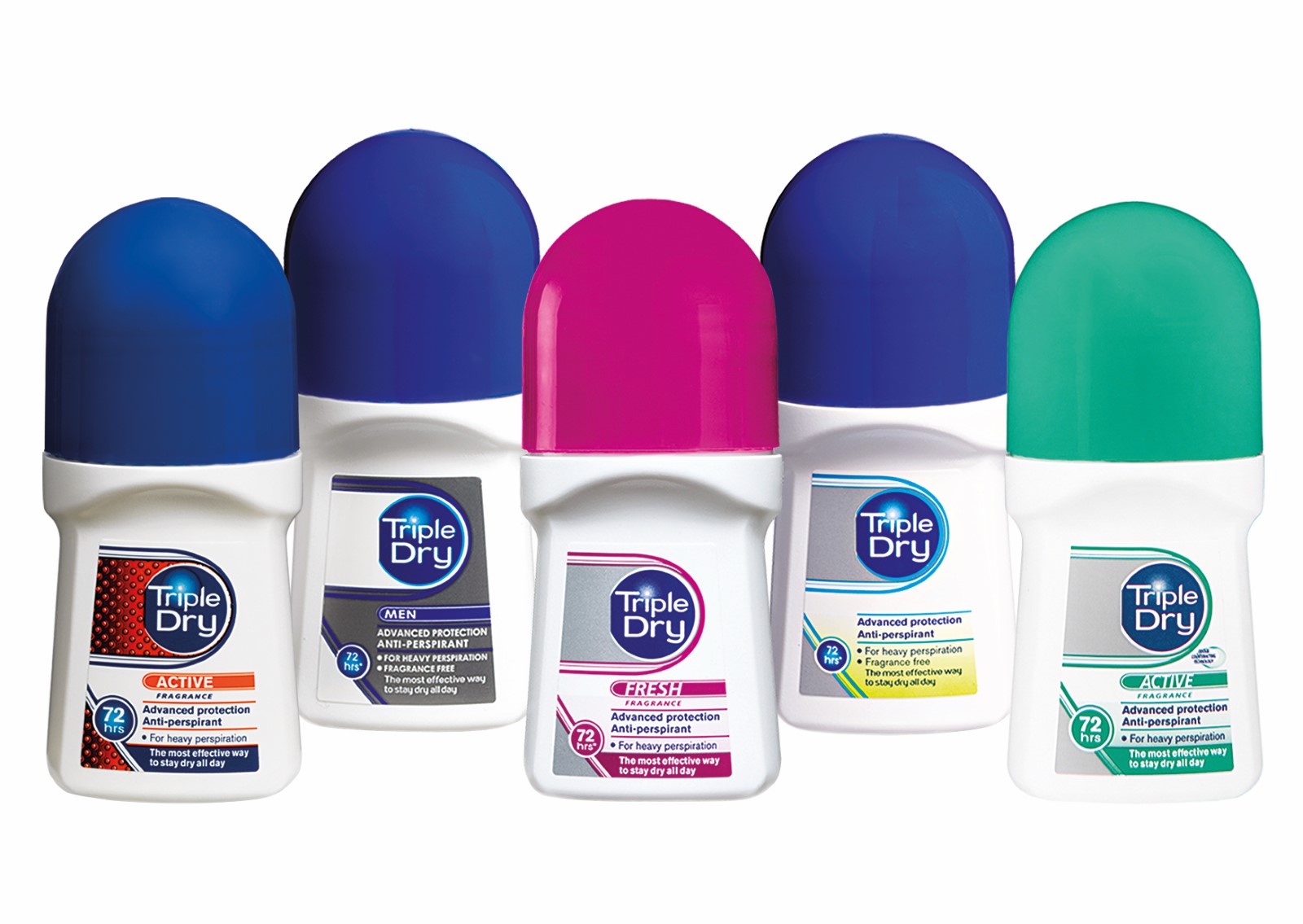 Triple Dry roll-on 9€ (norm. 11,20€)