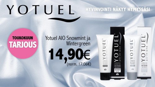 Yotuel All-In-One hammastahna 75ml 14,50€ (17,06€)