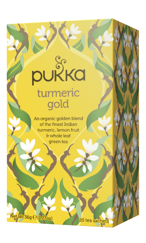 Pukka Turmeric Gold tee 20pss 4,90€