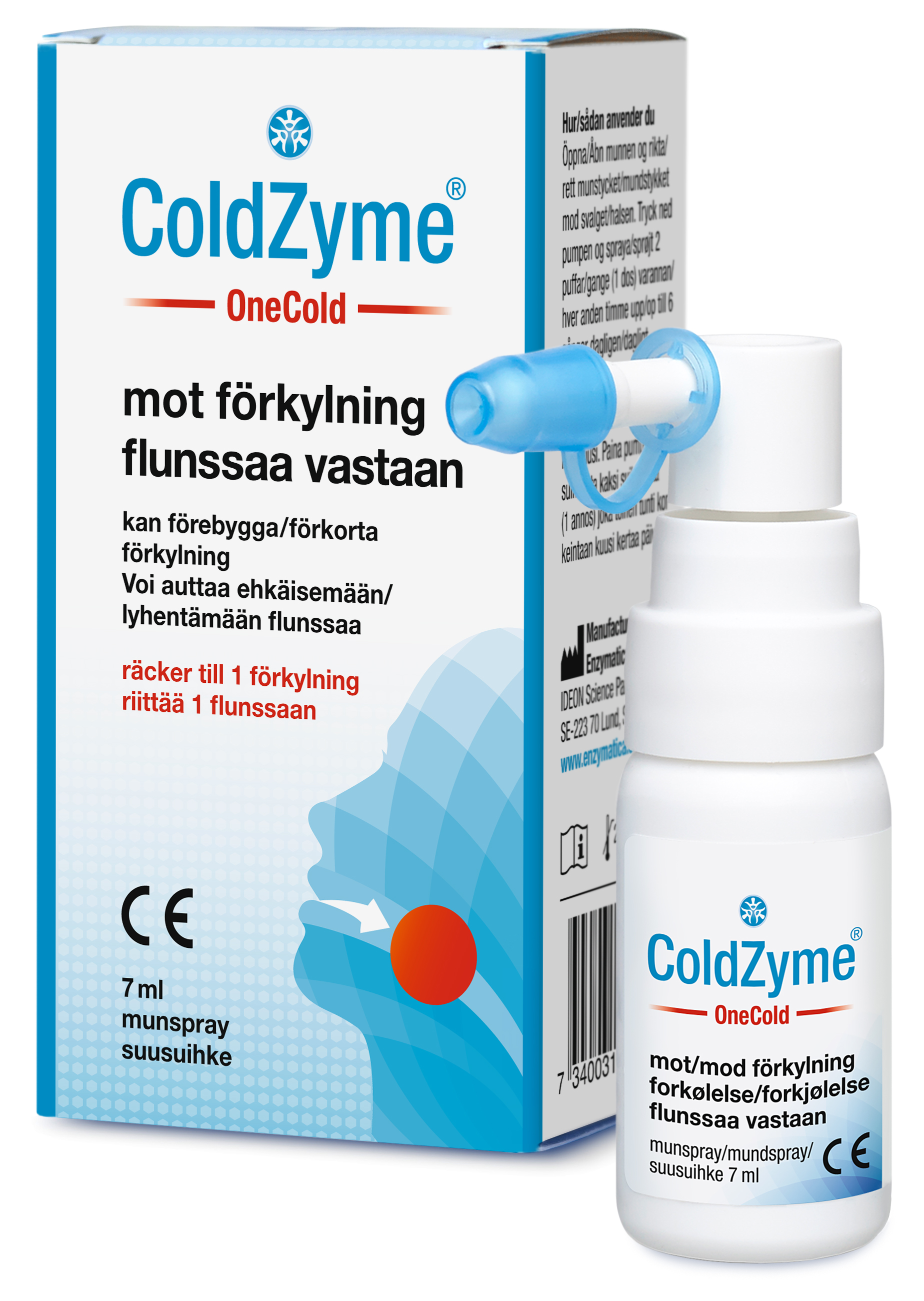Coldzyme suusuihke 7ml 14€ (16,42€)